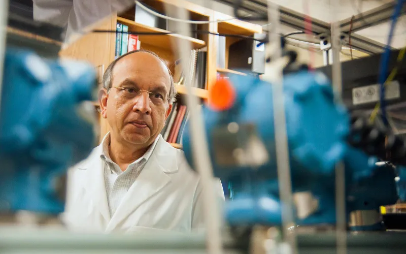 Dr. Sharma in the lab